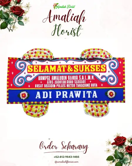 Papan Bunga Ucapan Selamat Umbulharjo